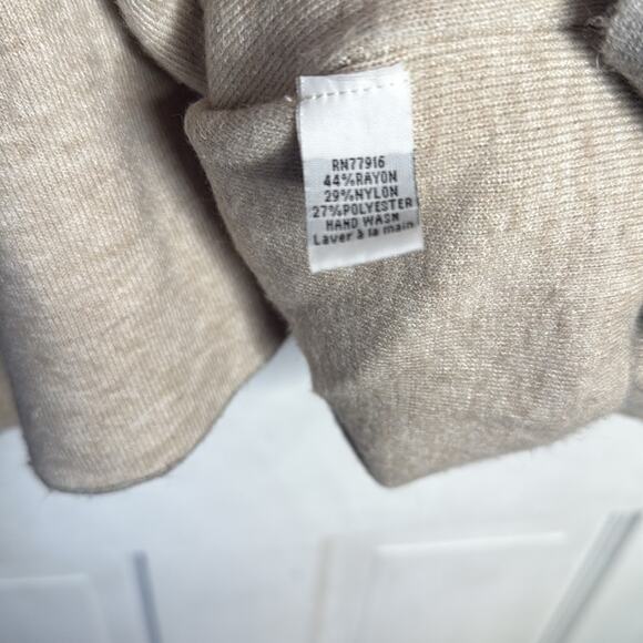 Anthropologie Saturday/Sunday Cozy Soft Knit Wrap Poncho W1419 One size - Picture 5 of 6